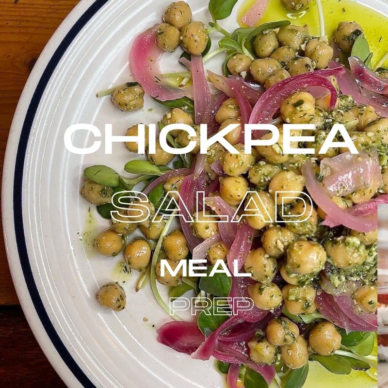 Herbed Chickpea, Pickled Red Onion Salad