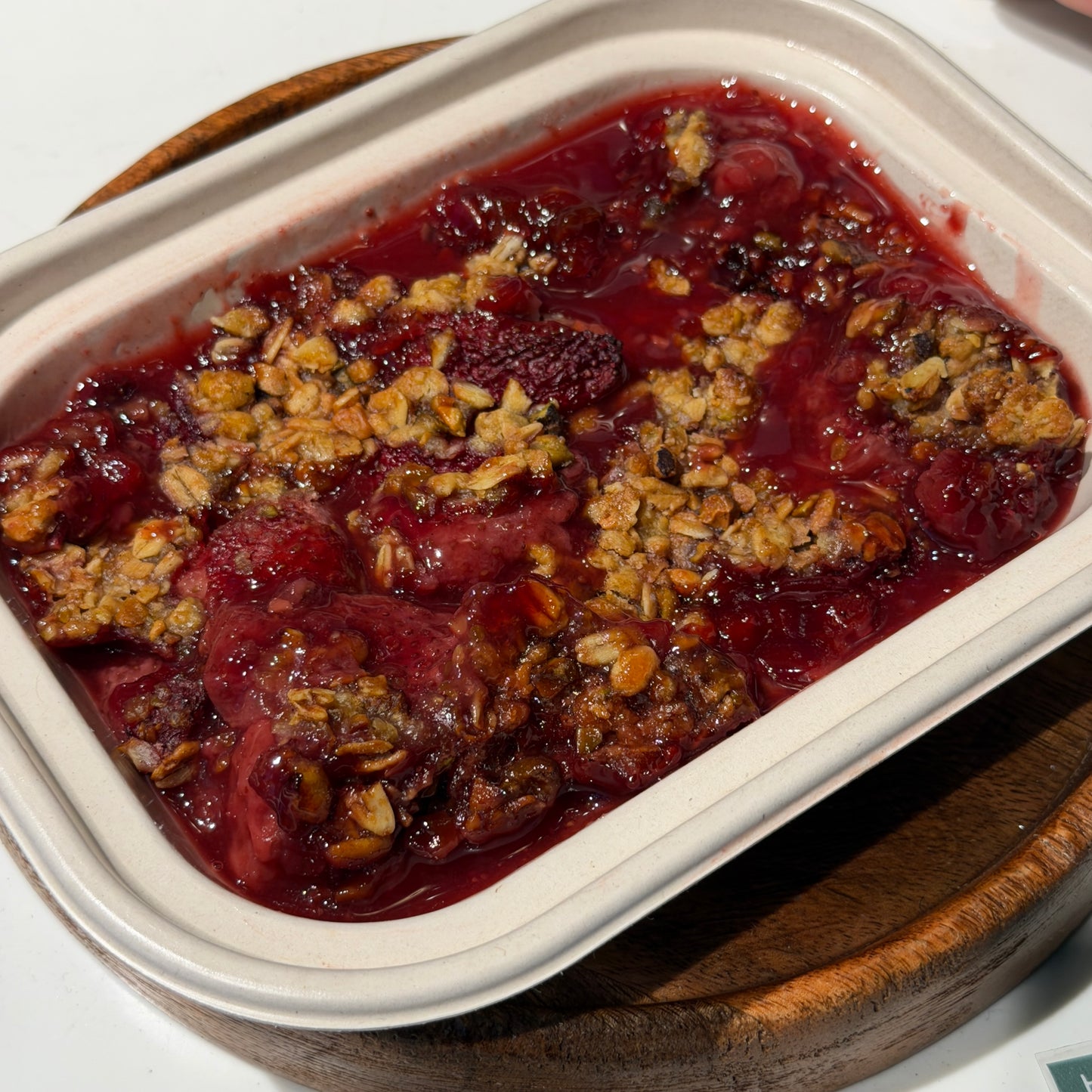 Strawberry Crumble