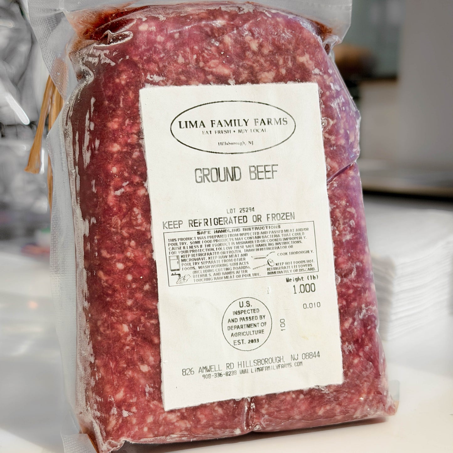 Grass-fed Ground Beef (1 lb)