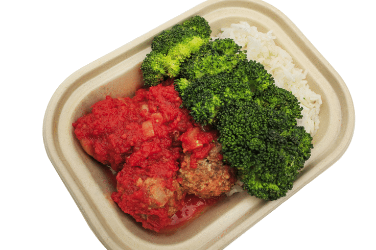 Grandma's Meatballs Rice Bowl