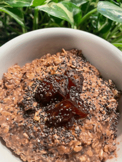 Chocolate Protein Overnight Oats