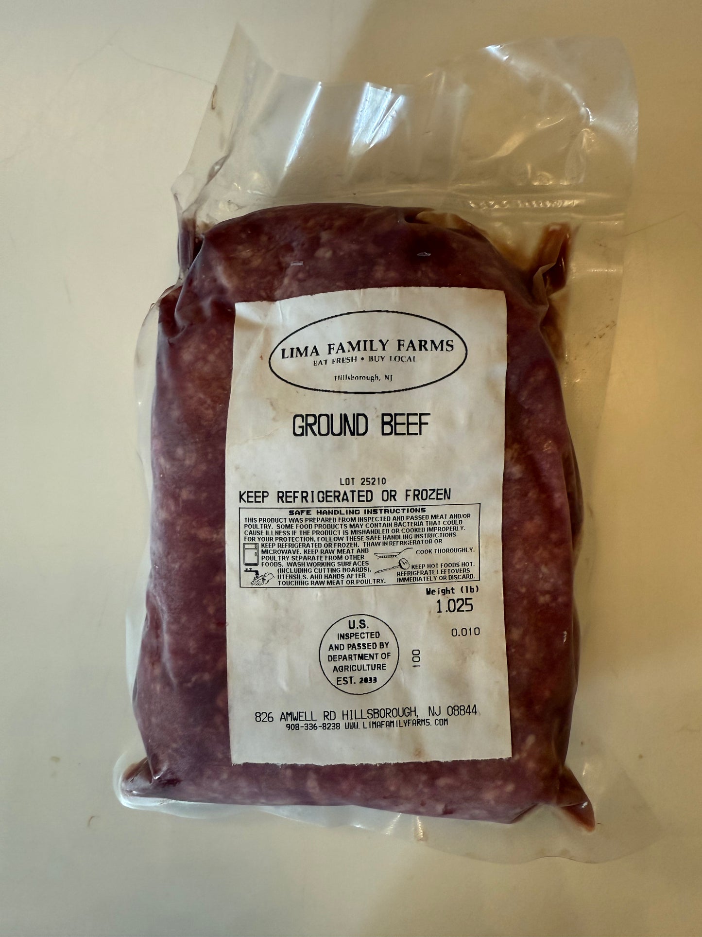 1lb. Grass-fed Ground Beef