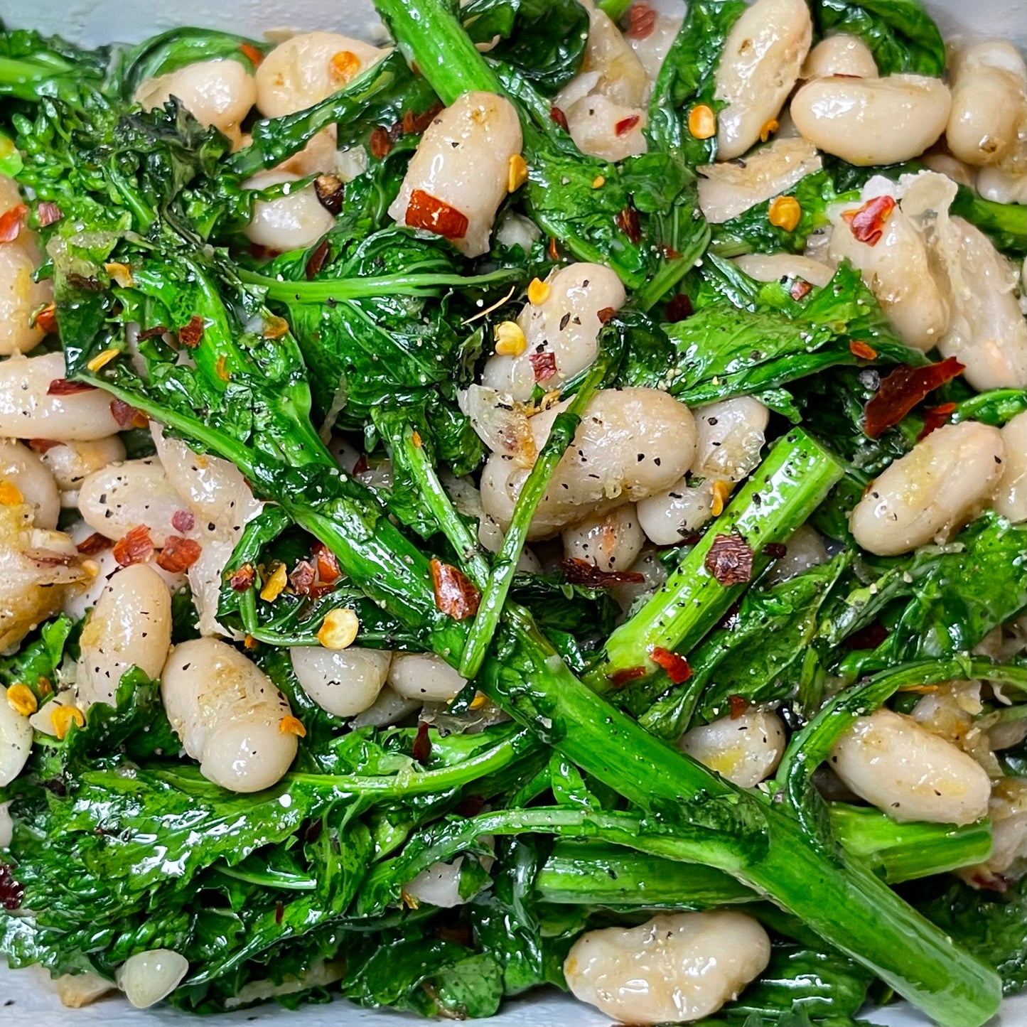 White Beans & Sautéed Wild Greens