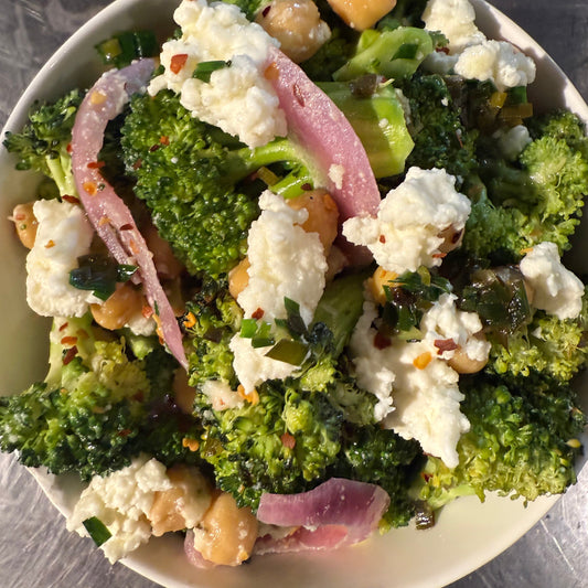 Garlicky Broccoli Ricotta Salad