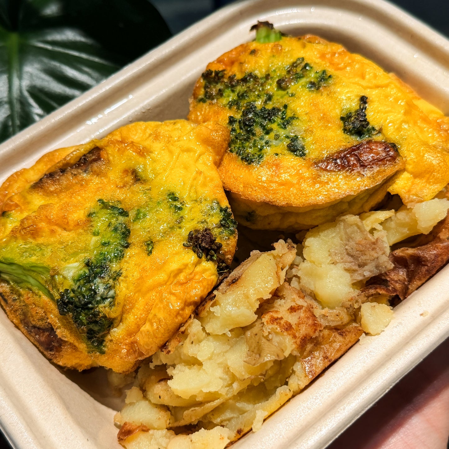 Veggie Frittata with Roasted Potato
