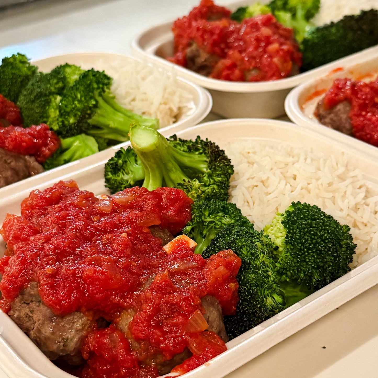 Grandma's Meatballs Rice Bowl