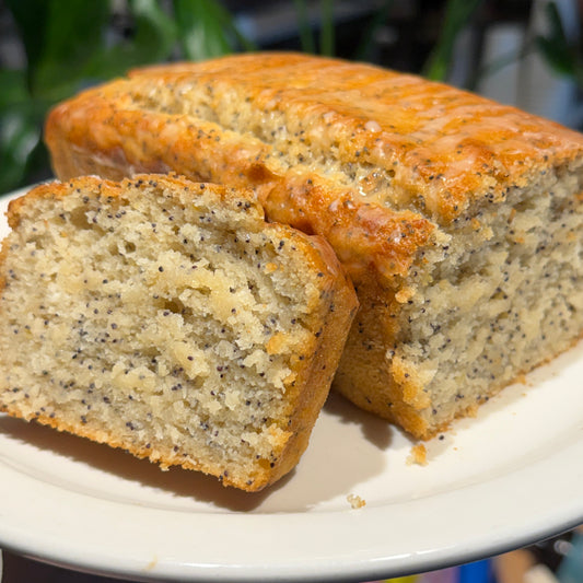 Vegan Lemon Poppy Loaf