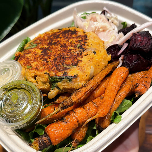 Choose Your Own Protein Over Farm Greens