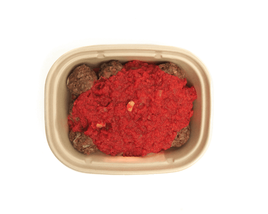 Grass-fed Meatballs in Grandma's Sauce